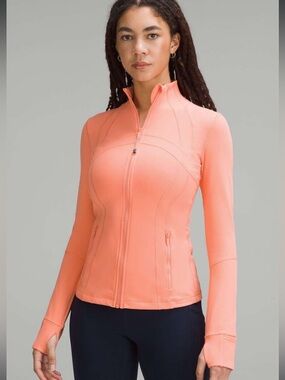 lululemon athletica Define Jacket Coral Sunset, Size 8